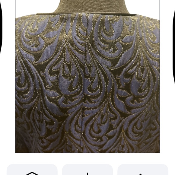 Nah Nah Vintage Navy and Black Blazer in preowned great condition, size 18. - Picture 4 of 7